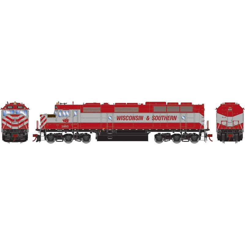 Athearn Genesis G18379 HO Scale EMD F45 Wisconsin Southern WSOR 1003 DCC & Sound 4 Athearn Genesis G18379 HO Scale EMD F45 Wisconsin Southern WSOR 1003 DCC & Sound - Image 2