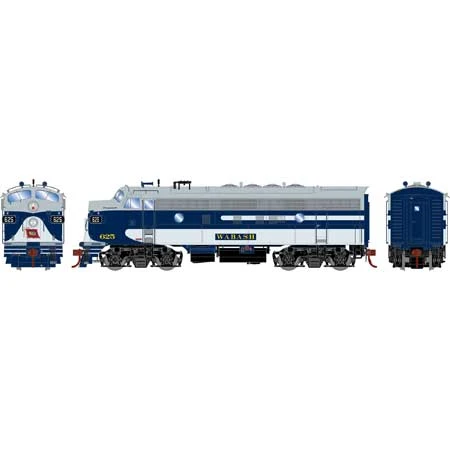 Athearn Genesis G19589 HO Scale F7A Wabash WAB 625 4 Athearn Genesis G19589 HO Scale F7A Wabash WAB 625 - Image 2