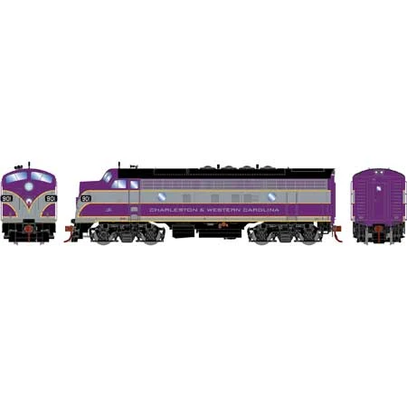 Athearn Genesis G19687 HO Scale F7A Charleston & Western Carolina C&WC 901 DCC & Sound 4 Athearn Genesis G19687 HO Scale F7A Charleston & Western Carolina C&WC 901 DCC & Sound - Image 2