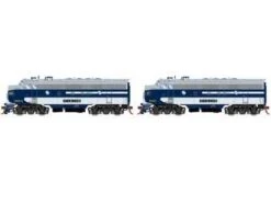 Athearn Genesis G19691 HO Scale F7A/F7A Wabash WAB 1169-A/1189 DCC & Sound