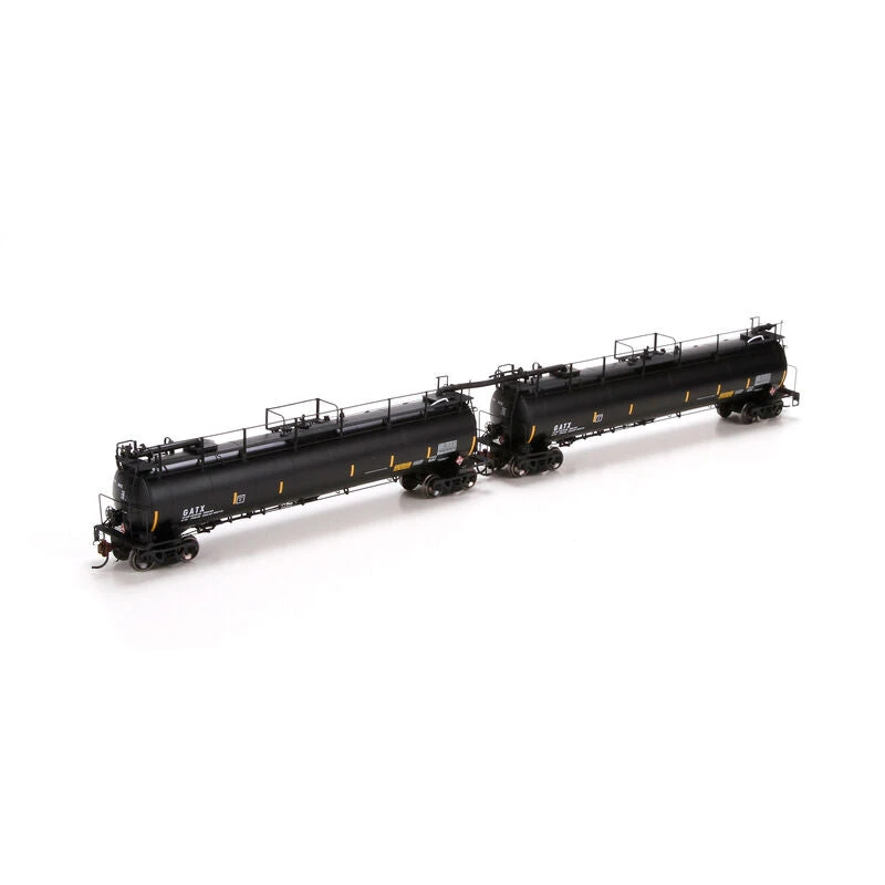Athearn Genesis G67850 HO Scale Tank Train A/B SetGATX No # 3 Athearn Genesis G67850 HO Scale Tank Train A/B SetGATX No #