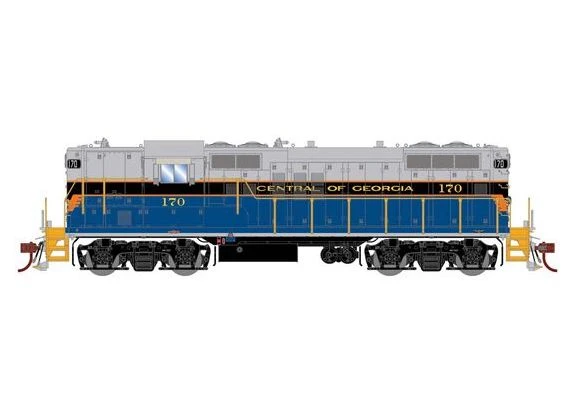 Athearn Genesis G82838 HO Scale EMD GP9 Central Of Georgia CG 170 DCC Sound 3 Athearn Genesis G82838 HO Scale EMD GP9 Central Of Georgia CG 170 DCC Sound