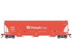 Athearn Genesis G89948 HO Scale Trinity 3 Bay Covered Hopper Potash Corp GACX 31827