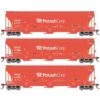 Athearn Genesis G89950 HO Scale Trinity 3 Bay Covered Hopper GACX 3 Pack #1 -Athearn Train Shop athearn genesis g89950 ho scale trinity 3 bay covered hopper gacx 3 pack 1