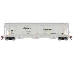 Athearn Genesis G89991 HO Scale Trinity 3 Bay Covered Hopper Agrium GACX 6795