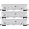 Athearn Genesis G89994 HO Scale Trinity 3 Bay Covered Hopper Cargill CGOX/CGEX 3 Pack #1 -Athearn Train Shop athearn genesis g89994 ho scale trinity 3 bay covered hopper cargill cgox cgex 3 pack 1