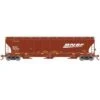 Athearn Genesis G90008 HO Scale Trinity 3 Bay Covered Hopper BNSF "Wedge/Swoosh" 480427 -Athearn Train Shop athearn genesis g90008 ho scale trinity 3 bay covered hopper borax bnsf wedge swoosh 480427