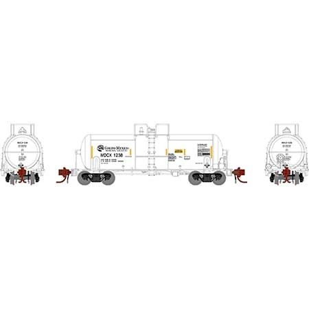Athearn Genesis GN15310 N Scale 13,000 Gallon Acid Tank Car Grupo Mexico MDCX 1238 4 Athearn Genesis GN15310 N Scale 13,000 Gallon Acid Tank Car Grupo Mexico MDCX 1238 - Image 2