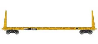 Athearn HO 90558 60' Bulkhead Flatcar TTX Red Logo 81255 3 Athearn HO 90558 60' Bulkhead Flatcar TTX Red Logo 81255