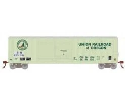 Athearn HO Scale 98504 50' FMC Offset Double Door Boxcar Ex-UofO Burlington Northern BN 223532