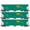 Athearn RTR 22272 HO Scale PS 4740 Covered Hopper AG Processing AGPX 3-Pack -Athearn Train Shop athearn rtr 22272 ho scale ps 4740 covered hopper ag processing agpx 3 pack