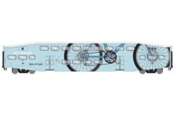 Athearn RTR 28581 N Scale Bombardier Coach Metrolink Special Bikes SCAX 138