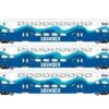 Athearn RTR 28590 N Scale Bombardier Coach Car Sounder SDRX 3 Pack -Athearn Train Shop athearn rtr 28590 n scale bombardier coach car sounder sdrx 3 pack