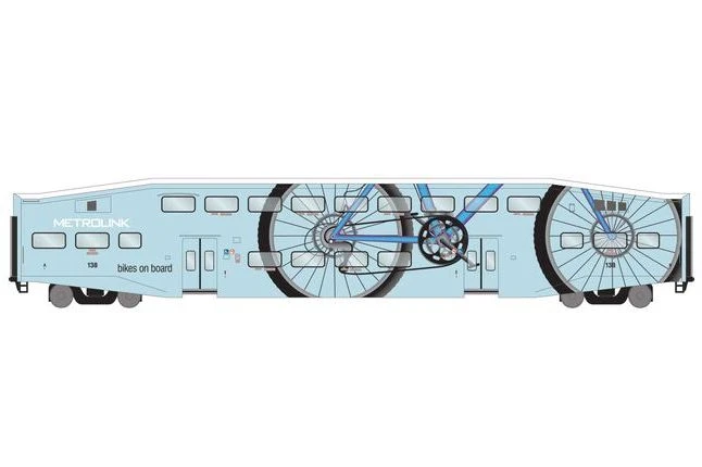 Athearn RTR 29702 HO Scale Bombardier Cab Metrolink Special Bikes SCAX 138 3 Athearn RTR 29702 HO Scale Bombardier Cab Metrolink Special Bikes SCAX 138