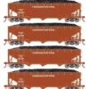 Athearn RTR 33084 HO Scale 40' Offset Coal Hopper W/Load Canadian National CN 4-Pack #1 -Athearn Train Shop athearn rtr 33084 ho scale 40 offset coal hopper w load canadian national cn 4 pack 1