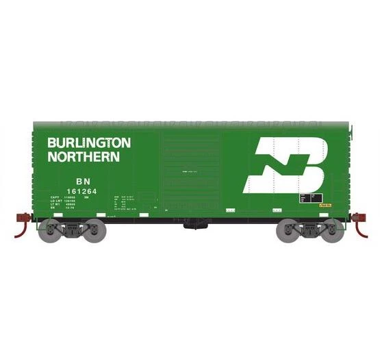 Athearn RTR 67964 HO Scale 40' Modernized Boxcar Burlington Northern BN 161264 3 Athearn RTR 67964 HO Scale 40' Modernized Boxcar Burlington Northern BN 161264