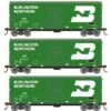Athearn RTR 67965 HO Scale 40' Modernized Boxcar Burlington Northern BN 3 Pack -Athearn Train Shop athearn rtr 67965 ho scale 40 modernized boxcar burlington northern bn 3 pack