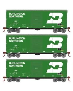 Athearn RTR 67965 HO Scale 40' Modernized Boxcar Burlington Northern BN 3 Pack