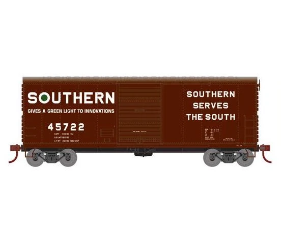 Athearn RTR 67970 HO Scale 40' Modernized Boxcar Southern SOU 45722 3 Athearn RTR 67970 HO Scale 40' Modernized Boxcar Southern SOU 45722