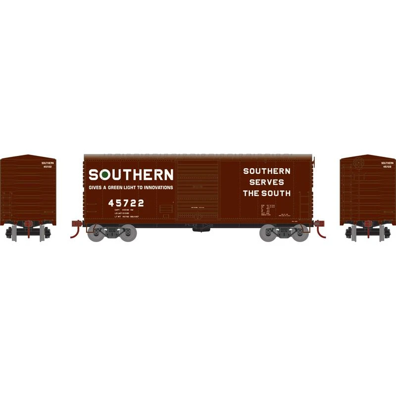 Athearn RTR 67970 HO Scale 40' Modernized Boxcar Southern SOU 45722 4 Athearn RTR 67970 HO Scale 40' Modernized Boxcar Southern SOU 45722 - Image 2