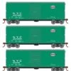 Athearn RTR 69438 HO Scale 40' Modernized Boxcar New York Central NYC 3 Pack -Athearn Train Shop athearn rtr 69438 ho scale 40 modernized boxcar new york central nyc 3 pack