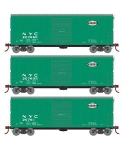 Athearn RTR 69438 HO Scale 40' Modernized Boxcar New York Central NYC 3 Pack