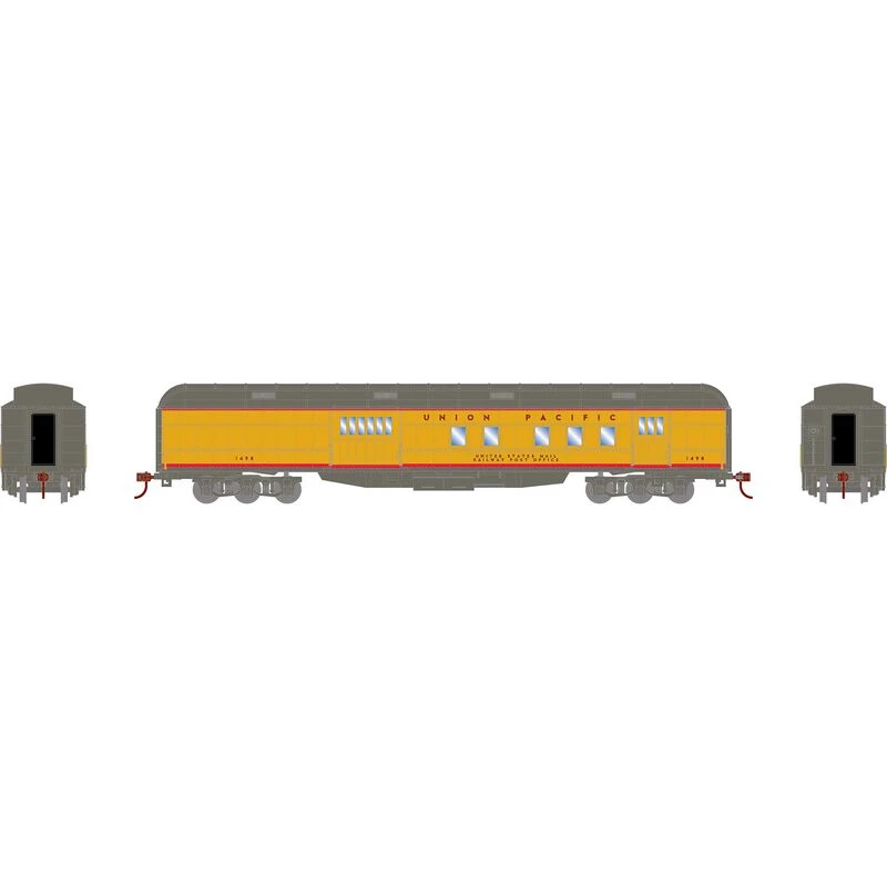 Athearn RTR 88223 HO Scale Heavyweight RPO Passenger Car Union Pacific 1498 4 Athearn RTR 88223 HO Scale Heavyweight RPO Passenger Car Union Pacific 1498 - Image 2