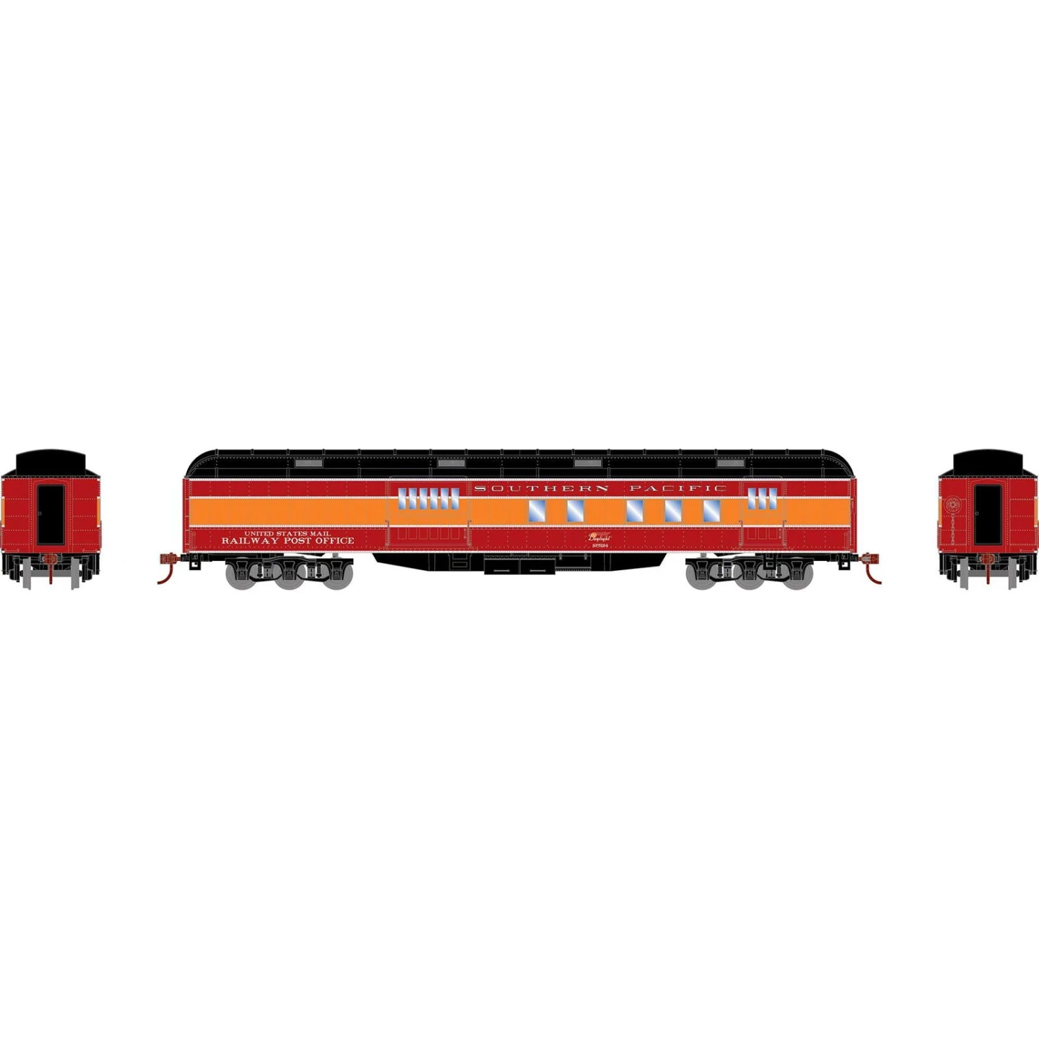 Athearn RTR 88224 HO Scale Heavyweight RPO Passenger Car "Daylight" Southern Pacific 5124 4 Athearn RTR 88224 HO Scale Heavyweight RPO Passenger Car "Daylight" Southern Pacific 5124 - Image 2