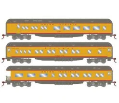 Athearn RTR 88229 HO Scale Heavyweight Passenger 3 Car Set Union Pacific UP