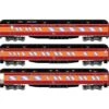 Athearn RTR 88230 HO Scale Heavyweight Passenger 3 Car Set "Daylight" Southern Pacific SP -Athearn Train Shop athearn rtr 88230 ho scale heavyweight passenger 3 car set daylight southern pacific sp